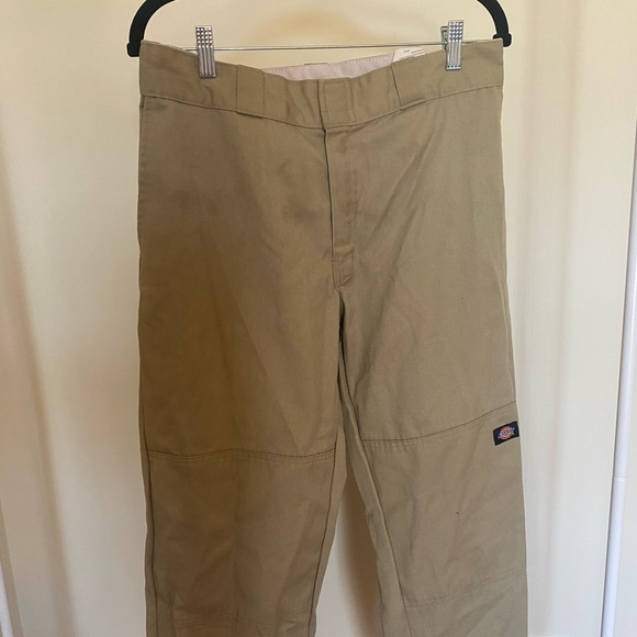 MENS KHAKI CARPENTER DICKIES PANTS - Picture 1 of 2